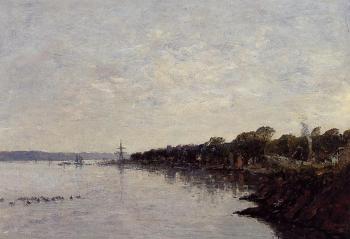 尤金 佈丹 Brest, the Banks of the Harbor